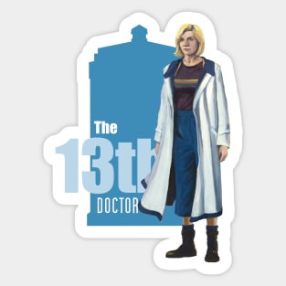 The 13th Doctor: Jodie Whittaker Sticker